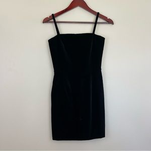 Women Cheap & Chic by Moschino Black Short Mini Dress Cotton Blend Square Neck 6